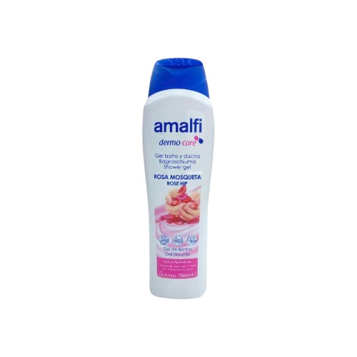AMALFI WILD ROSE SHOWER GEL 750ML