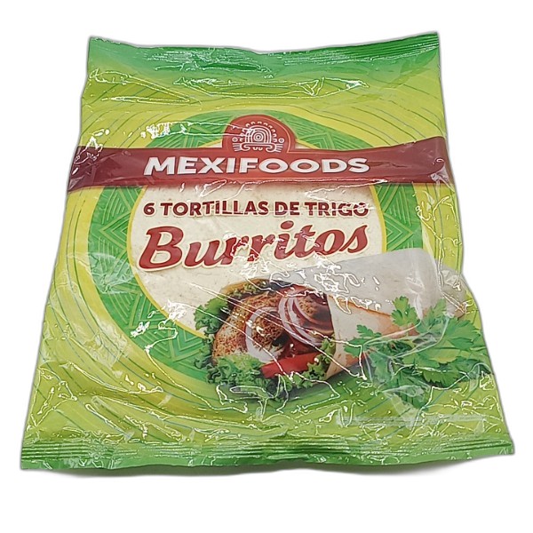 MEXIFOODS WHEAT TORTILLA WRAPS 370G