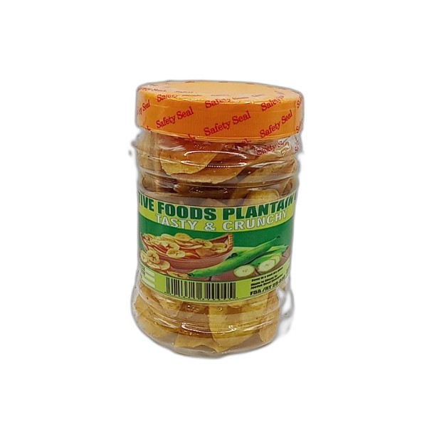 JUSTIVE PLANTAIN CHIPS 200G PET
