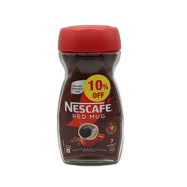 NESCAFE RED MUG SOLUBLE COFFEE 190G