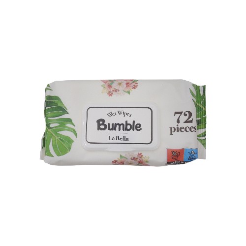 BUMBLE LA BELLA WET WIPES 72PCS