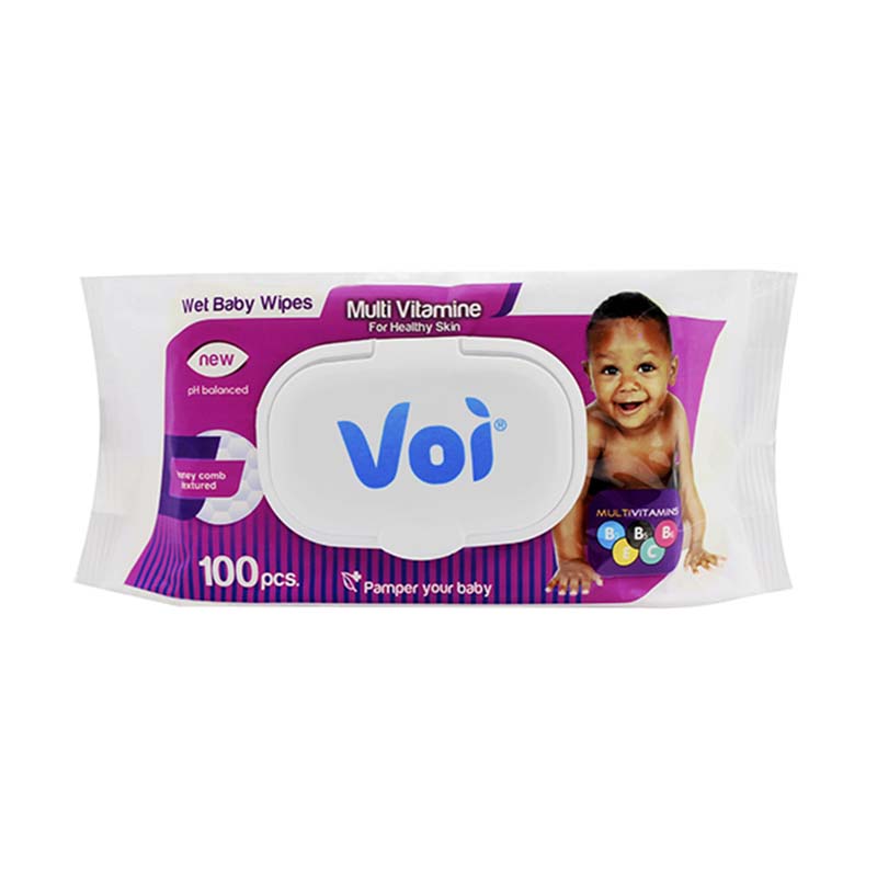 VOI MULTI VITAMINE PURPLE BABY WET WIPES 100 PCS