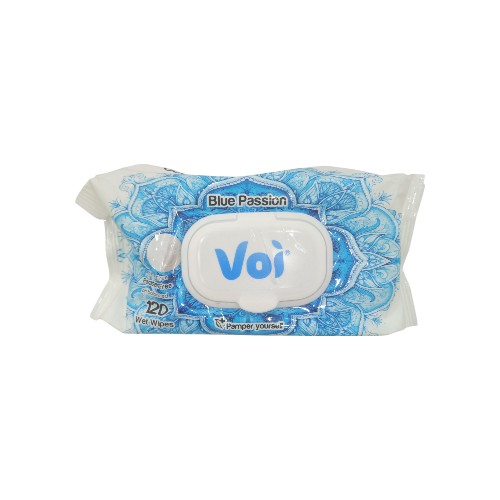 VOI WET WIPES BLUE PASSION 120 PCS