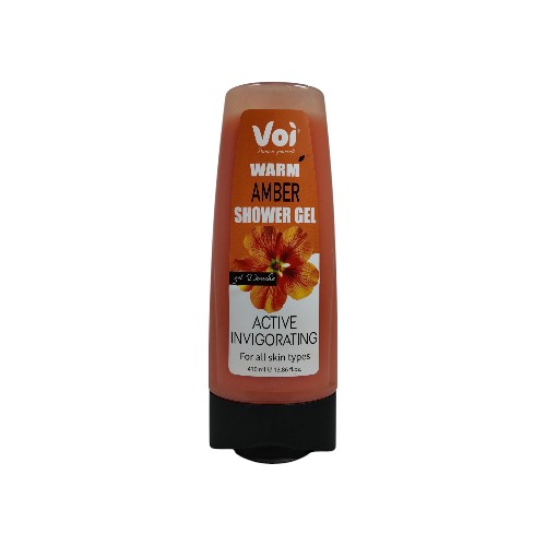 VOI SHOWER GEL WARM AMBER 410ML
