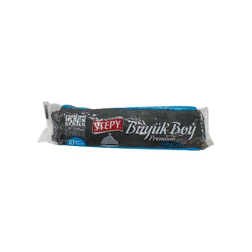 STEPY LARGE BLACK TRASH BAG