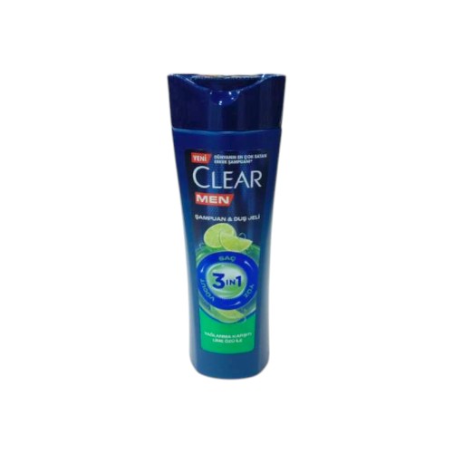 CLEAR MEN 3IN1 SHAMPOO 350ML ANTI-GREASY LIME