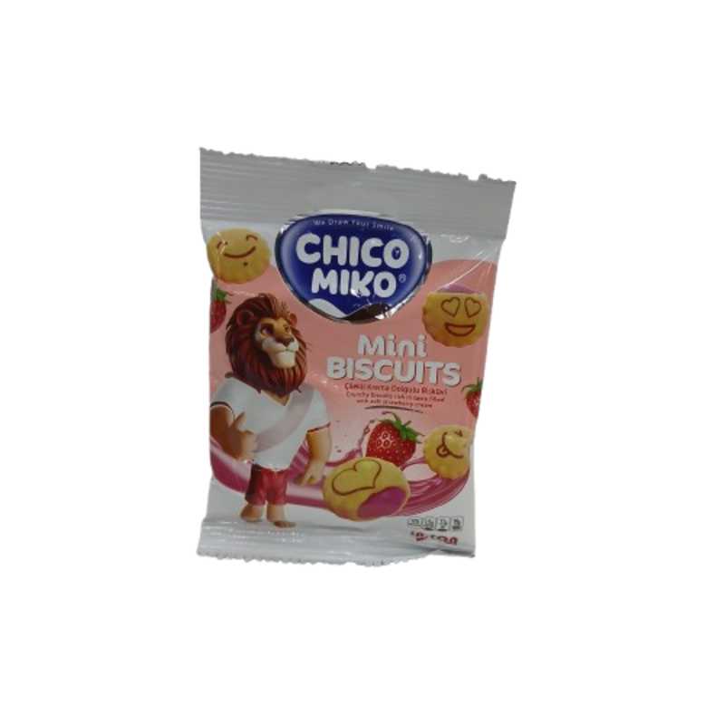 CHICO MIKO STRAWBERRY CREAM BISCUIT 30G