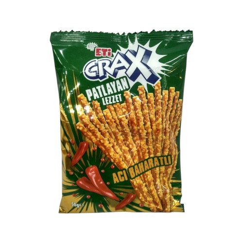 ETI CRAX HOT SPICY CRACKER 50G