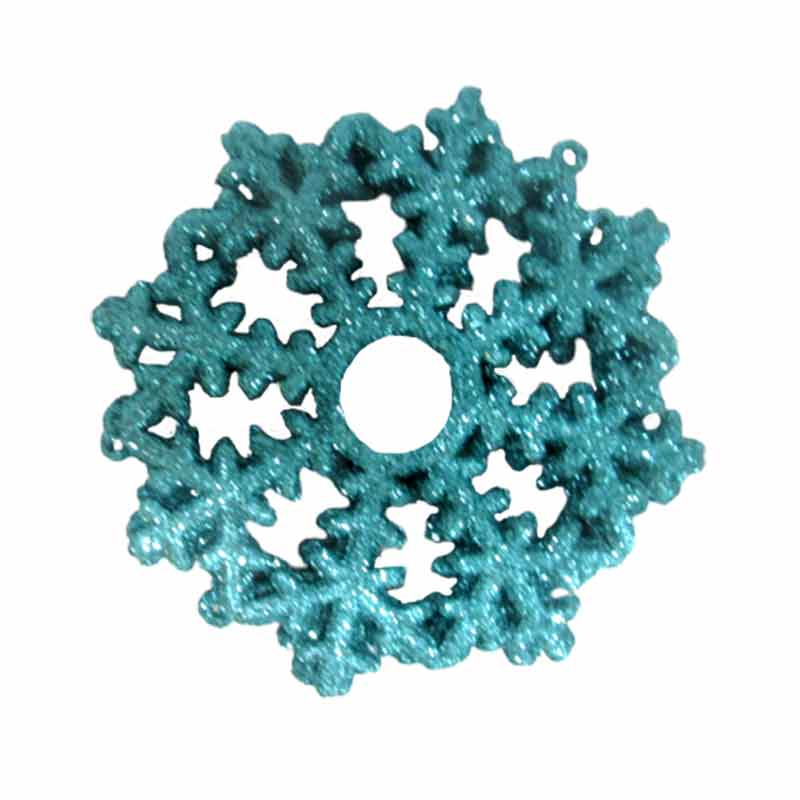 XMAS DECO STAR GLITTER 6PCS 7Y607231