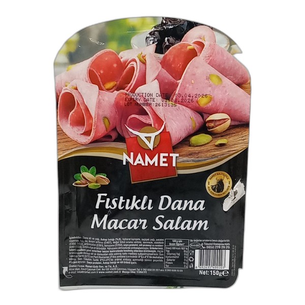 NAMET BEEF SALAMI PISTACHIO 150G