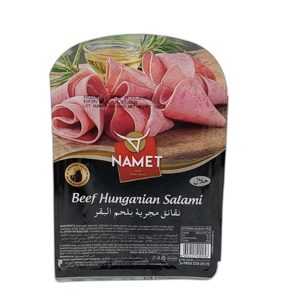 NAMET HUNGARIAN BEEF SALAMI 150G