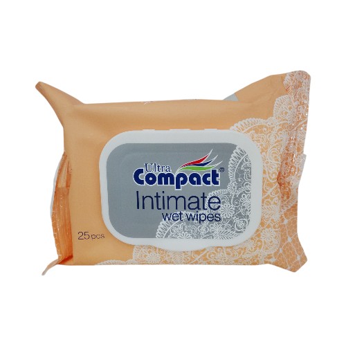 ULTRA COMPACT WOMEN INTIMATE WIPES 25S