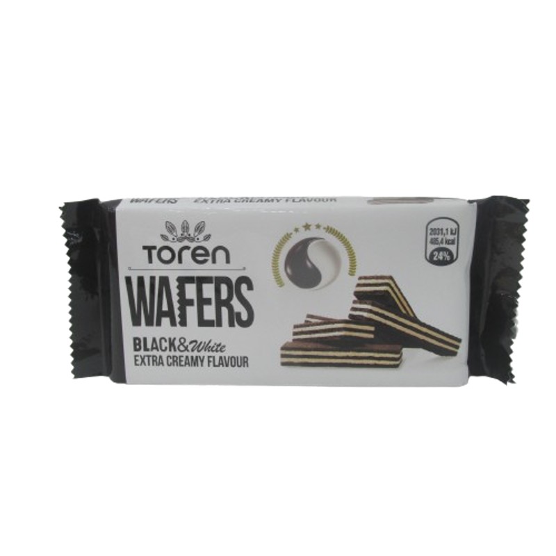 TOREN BLACK-WHITE WAFER 55G