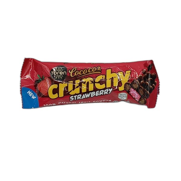 TOREN CRUNCHY STRAWBERRY BAR 32G