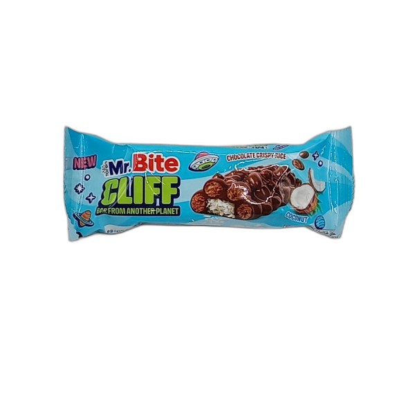 MR BITE CLIFF CHOC RICE COCONUT 35G