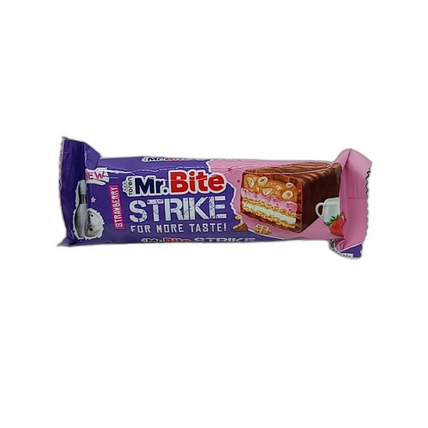 MR BITE STRIKE STRAWBERRY WAFER 40G