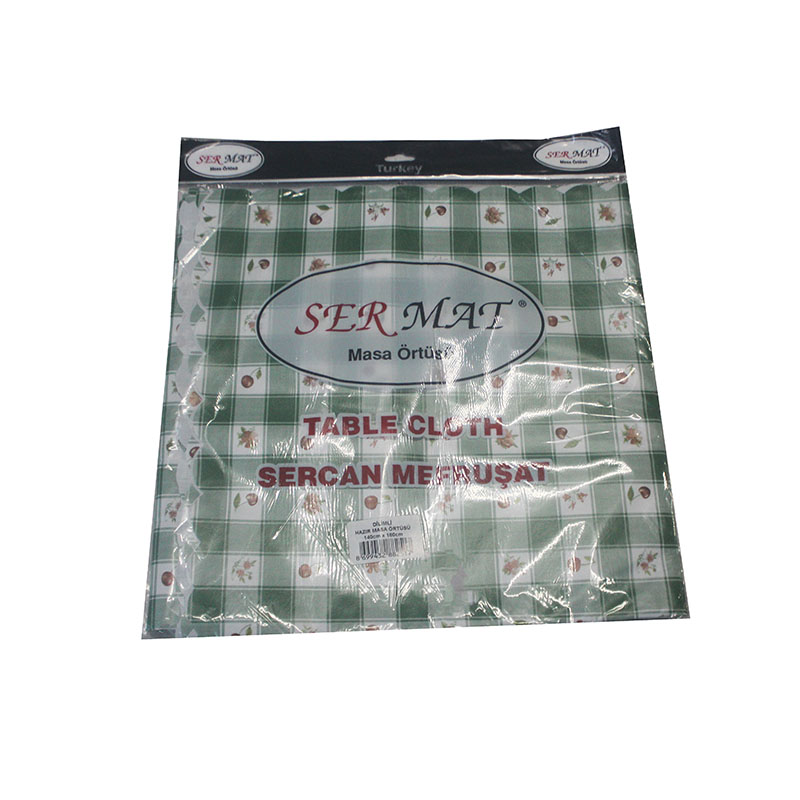 TABLE CLOTH 140X180CM PLASTIC SER MAT