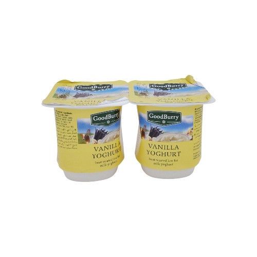 GOODBURRY YOGHURT VANILLA 4X125G