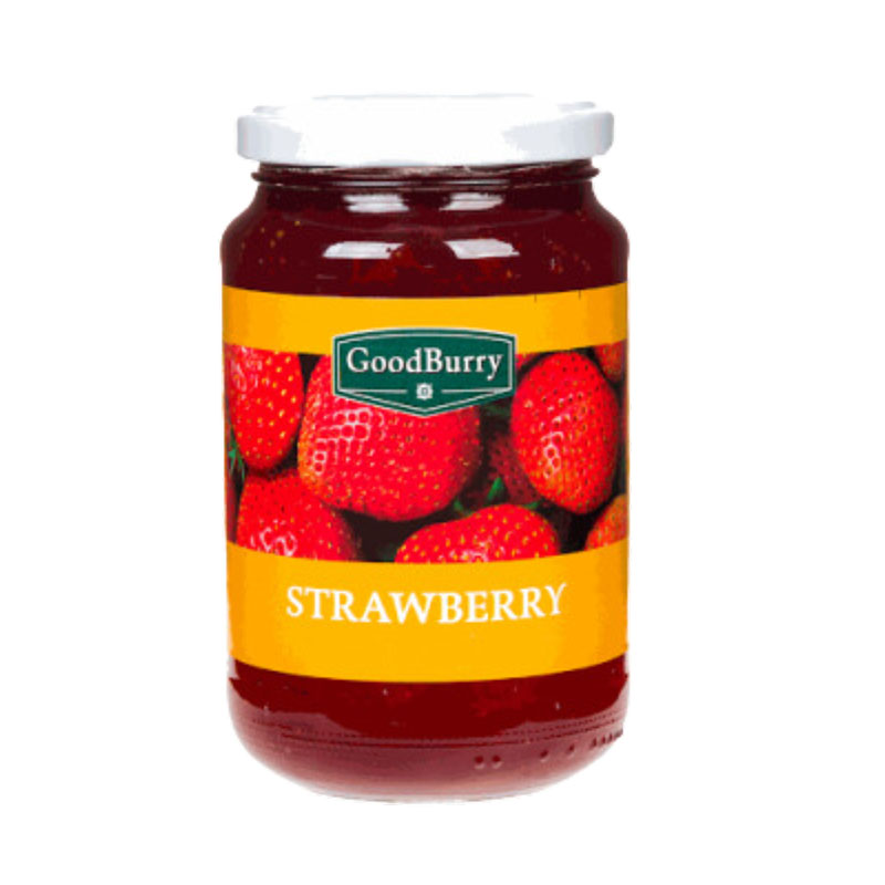 GOODBURRY STRAWBERRY FRUIT JAM 450G