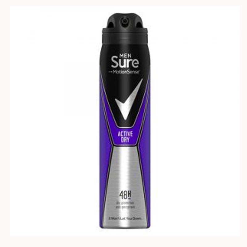 SURE MEN ACTIVE DRY DEO 250ML