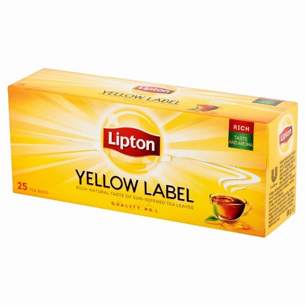 LIPTON YELLOW LABEL BLACK TEA 25B
