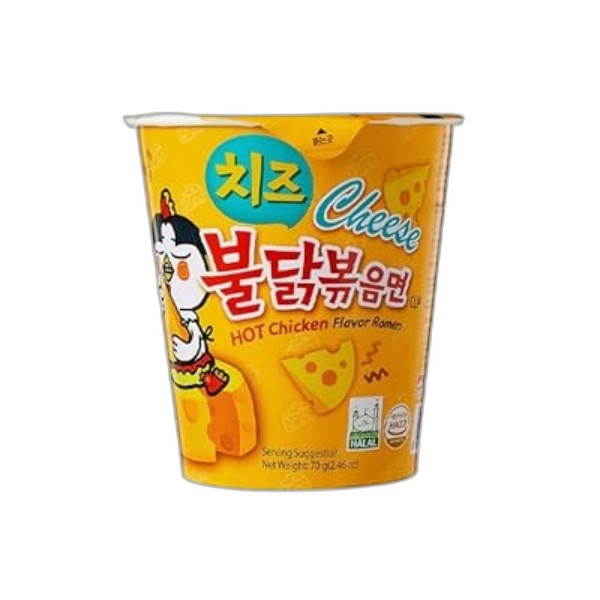 SAMYANG CHICKEN CHEESE NOODLES 70G