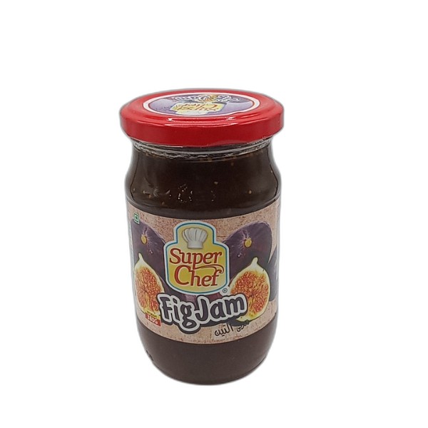 SUPERCHEF JAM FIG W PIECES 380G