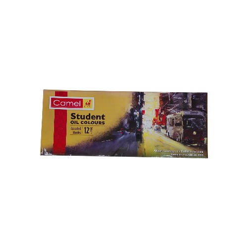 CAMEL STUDENTS' OIL COLOURS PACK OF 12 ASSORTED X