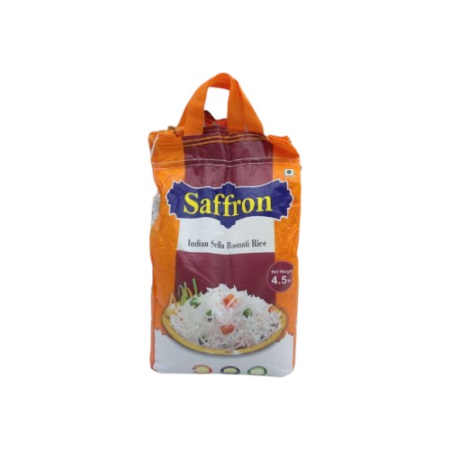 SAFFRON INDIAN SELLA BASMATI RICE 4.5KG