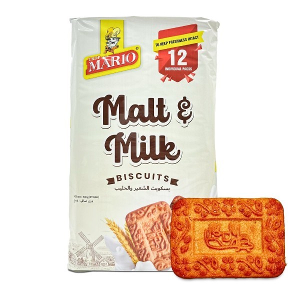 MARIO MILK  MALT BISCUITS 45G