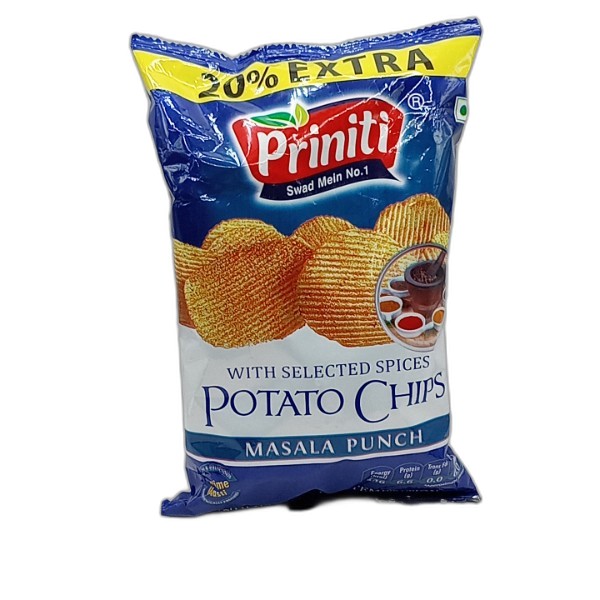 PRINITI MASALA PUNCH CHIPS 100G