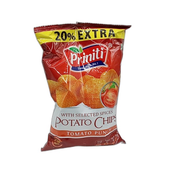 PRINITI TOMATO PUNCH CHIPS 55G