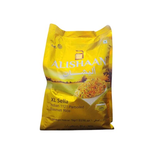 ALISHAAN XL SELLA BASMATI RICE 1KG