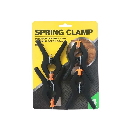 UBL CLAMP SPRING 9CM 4PK