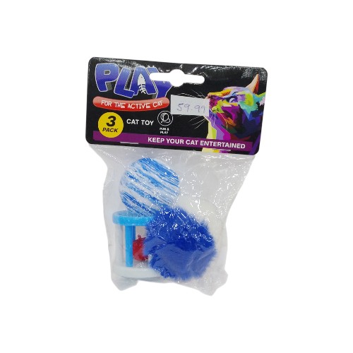 UBL CAT TOY 3 PACK 4.5CM 3 ASSO PA0141