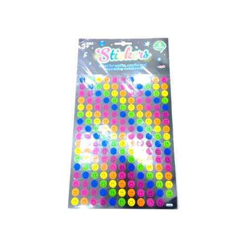 UBL NEON STICKERS 2 SHEETS 3 DESIGNS