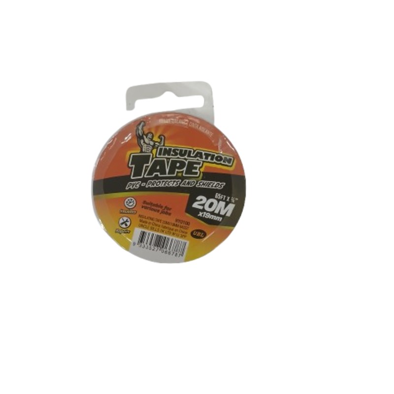 UBL INSULATING TAPE 20MX19MM 6ASST