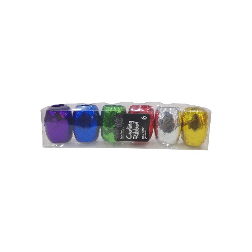 UBL RIBBON CURLING FOIL 10M 6PK
