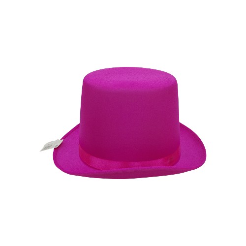 UBL DRESS UP FABRIC TOP HAT PINK