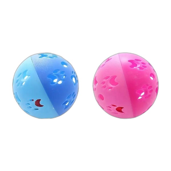 UBL PLUSH CAT TOY W BELL 3 COLORS