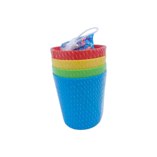 UBL PARTY CUPS 250ML 4 PACK COLORS