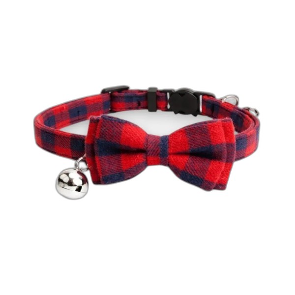 UBL CAT COLLAR W BOW 30CM 3 ASSO COLOURS PA0000051