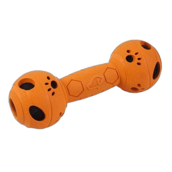 UBL SQUEAKY DOG DUMBBELL 19X7CM 3 COLORS