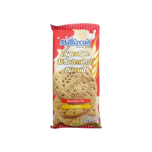 MYBIZCUIT WHOLEMEAL DIGESTIVES 60G