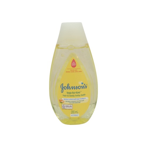 JOHNSON BABY HAIRBODY TOP TO TOE WASH 200ML