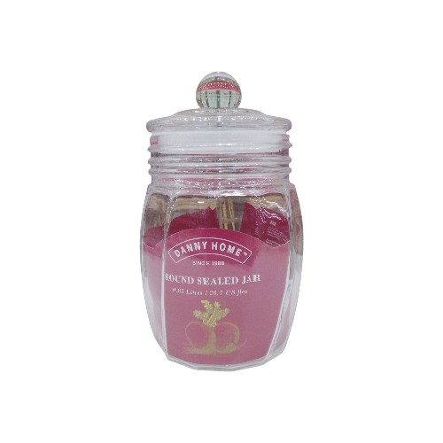 DANNYHOME GLASS SEALED JAR 850ML