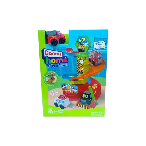 DANNYHOME BUILDER TRACK SET 10PCS W CAR