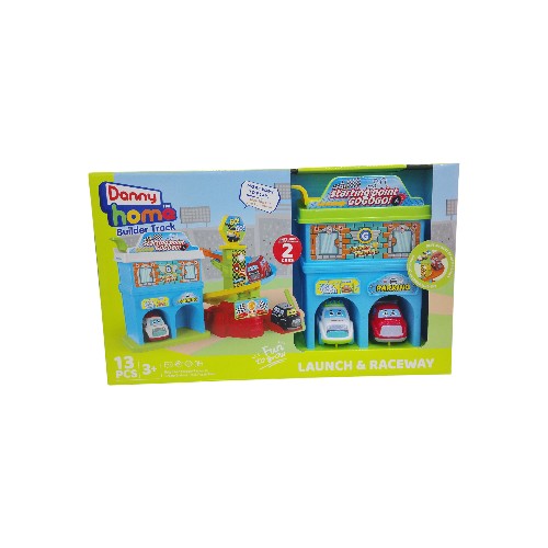 DANNYHOME BUILDER TRACK SET W 2 CARS