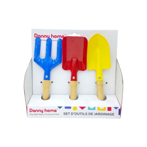 DANNYHOME WOODEN GARDEN TOOLS TOY