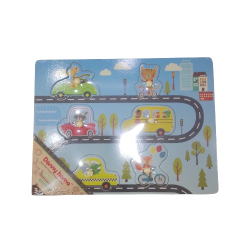 DANNYHOME WOODEN ANIMAL PUZZLE TOY